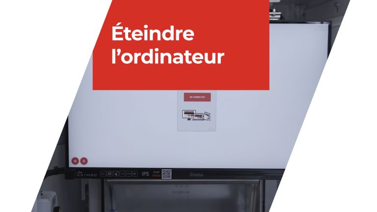 Éteindre l'ordinateur