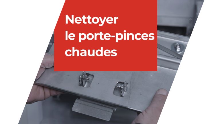 Nettoyer le porte-pinces chaudes